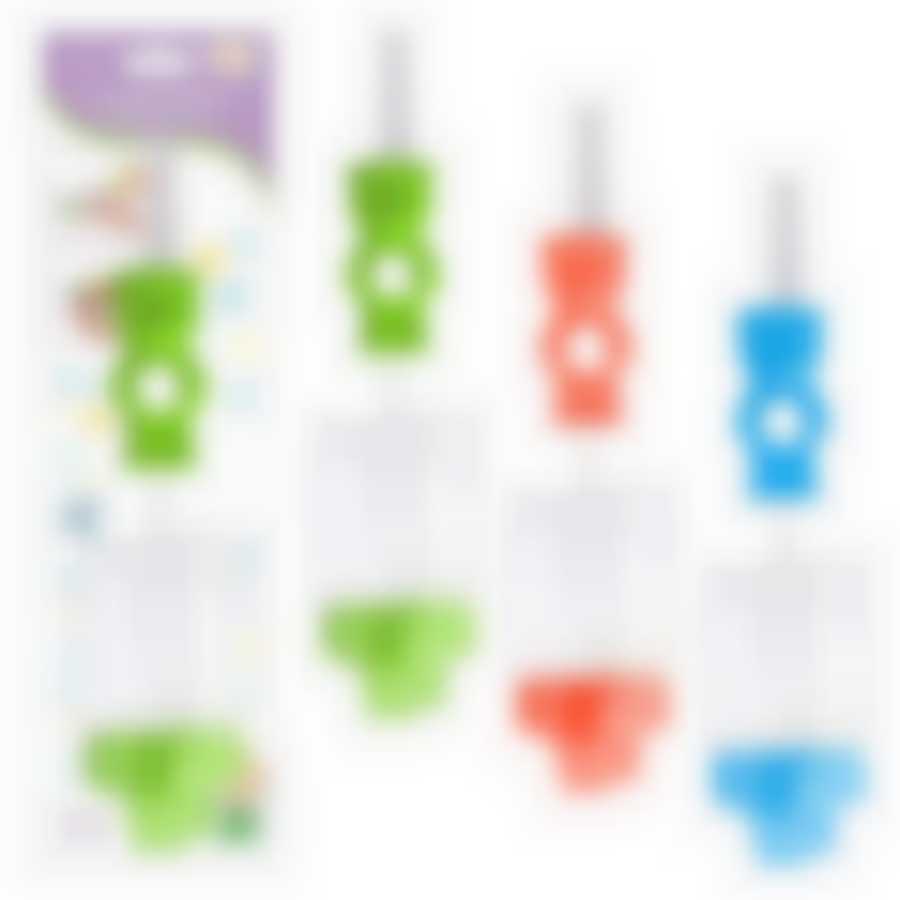 Ершик-щетка "Медвежонок" для мытья детских бутылочек и сосок 3цв