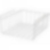 Подвесная корзина на полку 24*28*12 см цвет: хром