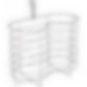 Органайзер для туалетной бумаги навесной 26*12*20 см цвет:хром