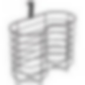 Органайзер для туалетной бумаги навесной 26*12*20 см цвет:черный