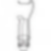 Органайзер напольный для туалетной бумаги 17*60 см цвет:черный