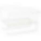 Подвесная корзина на полку с вешалками 24*28*20 см цвет: белый