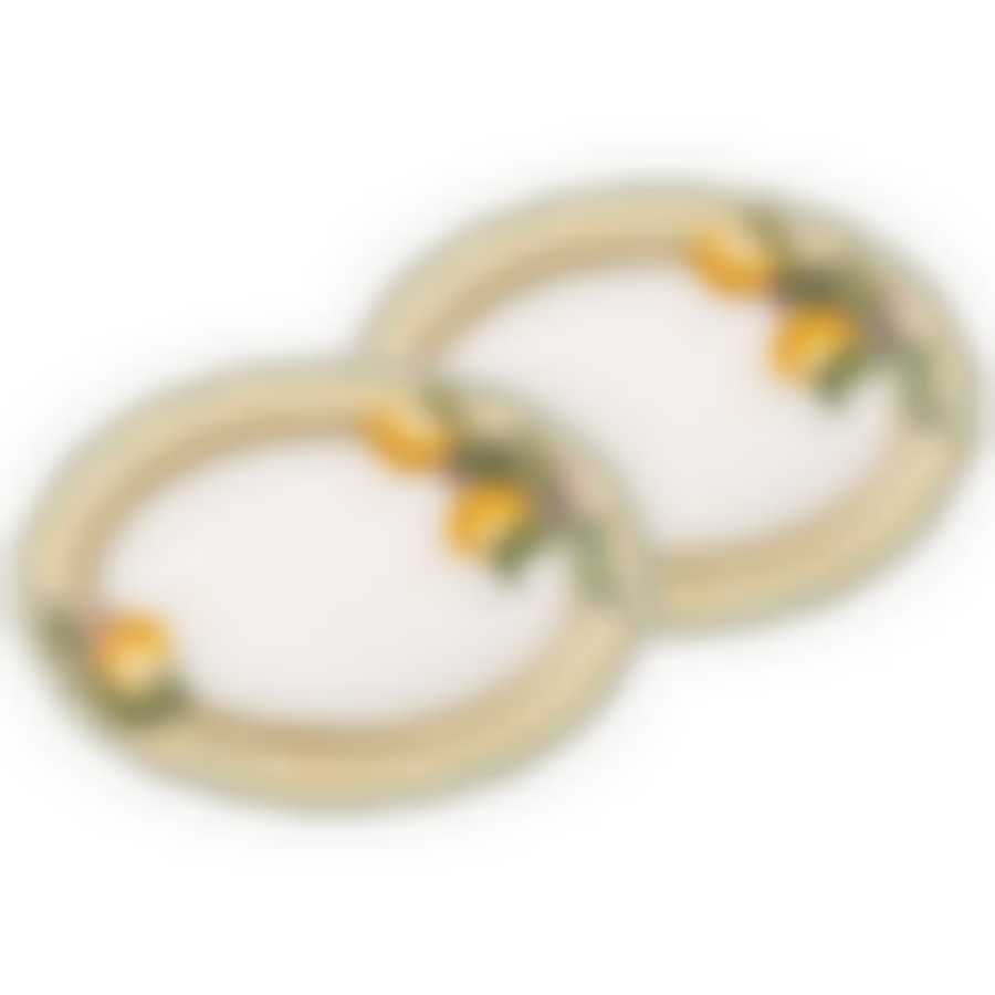 Набор блюд овальных lefard Лимоны 2 шт. 25 см 