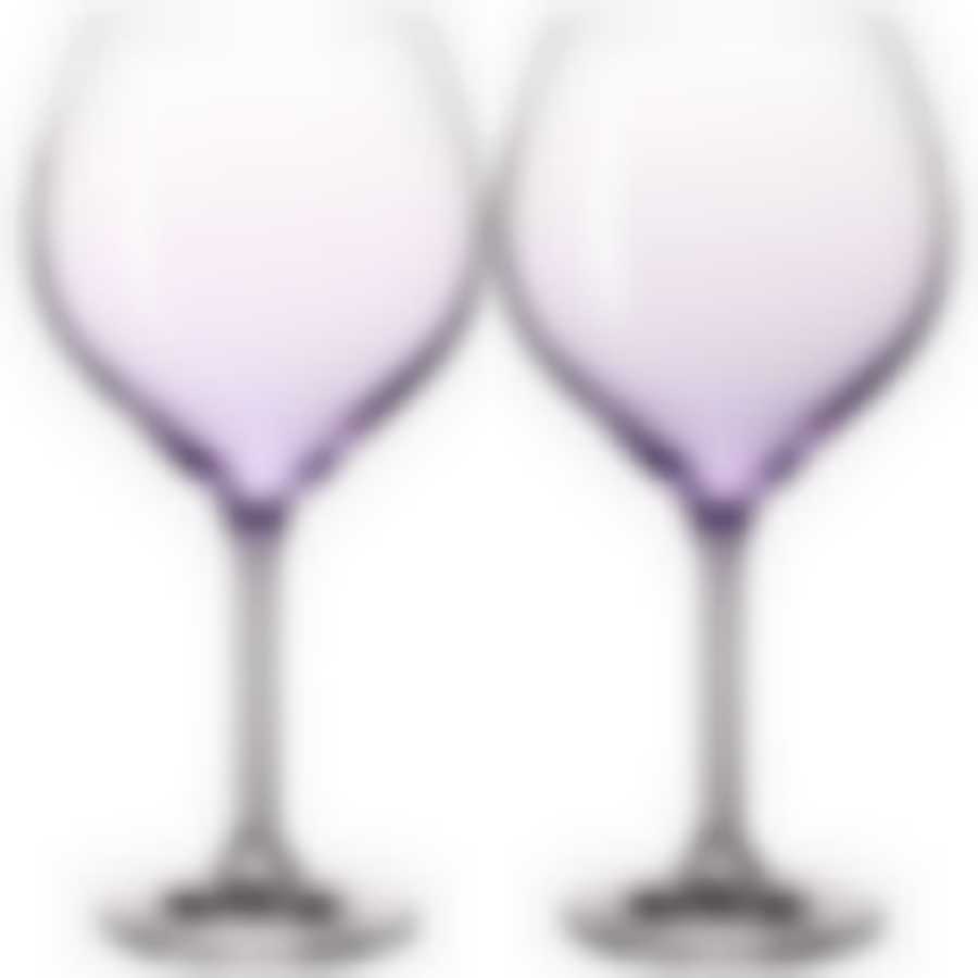 Набор бокалов для вина из 2шт Sophia violet 650ml