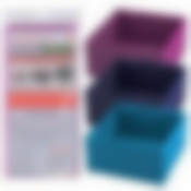 Кофр для хранения вещей и новогодних украшений. Размер 28*28*13см. 2цв