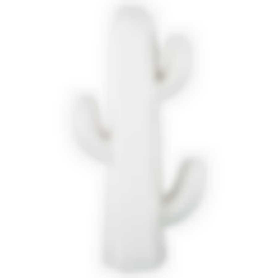 Фигурка Кактус белая, высота 38 см.