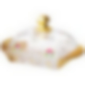 МАСЛЕНКА "LEFARD GOLD GLASS" 17,5*10,5 СМ. ВЫСОТА=9 СМ. + НОЖ