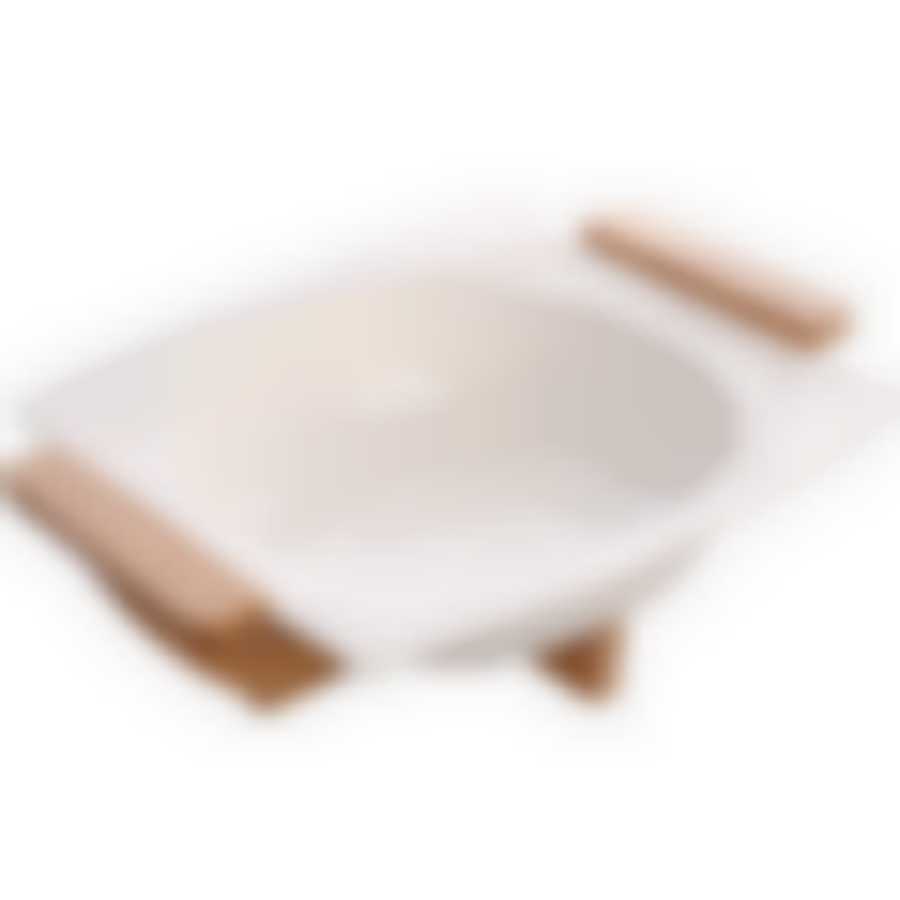 Салатник 1 л на бамбуковой подставкеLR