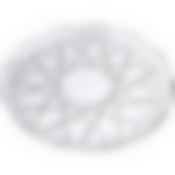 Блюдо круглое ORKIDEH 31,5 см стекло