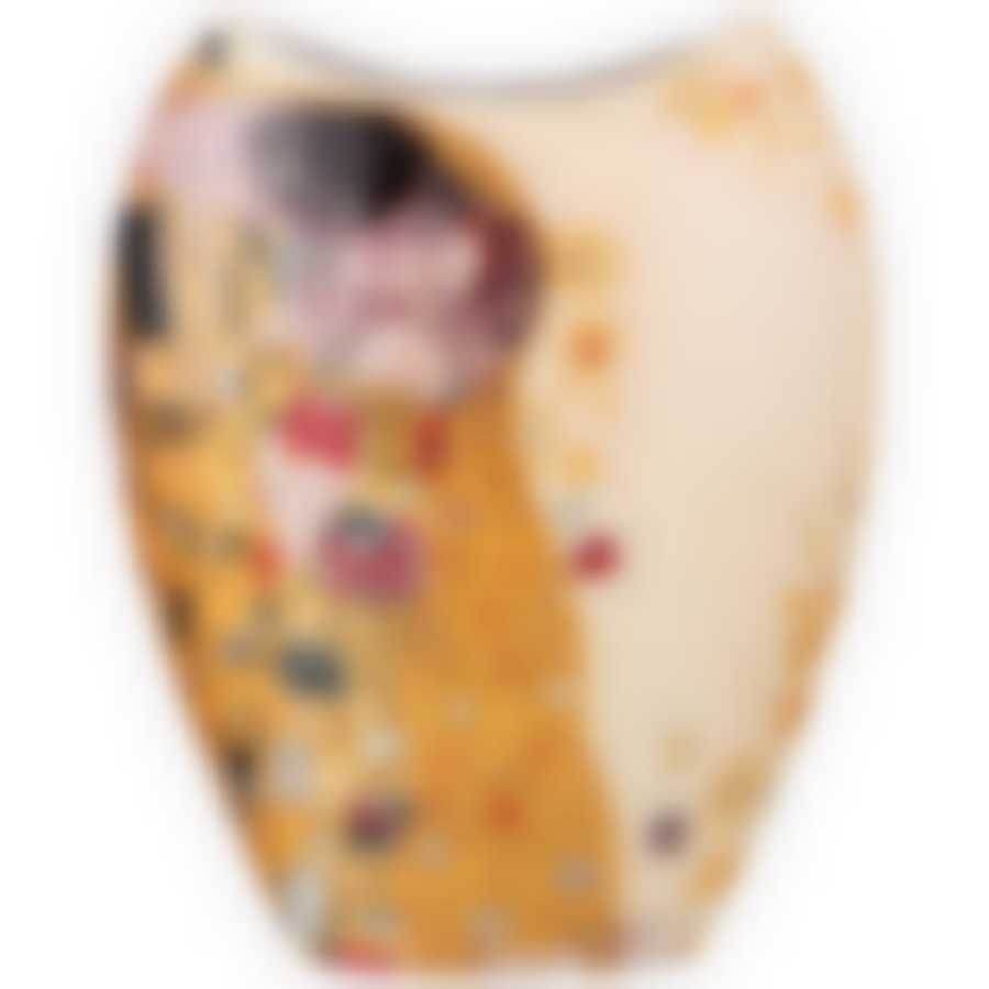 Ваза lefard Поцелуй (г. климт) 25,5 см, кремовая 