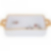 Блюдо прямоугольное с ручками Ежевика 32,5*19*6 см 