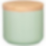 Банка для сыпучих с бамбуковой крышкой Velour 400мл, мятная 