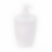 Дозатор для жидкого мыла "Вязаное плетение" (белый)