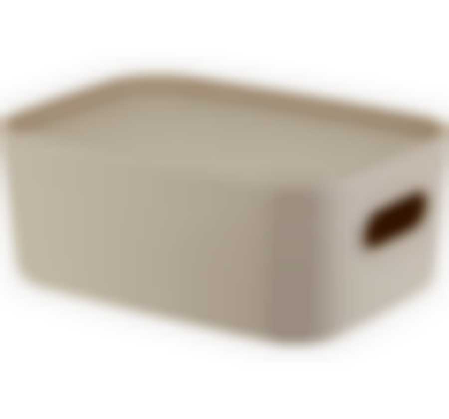 Коробка ИНФИНИТИ 1,7л с крышкой  Латте