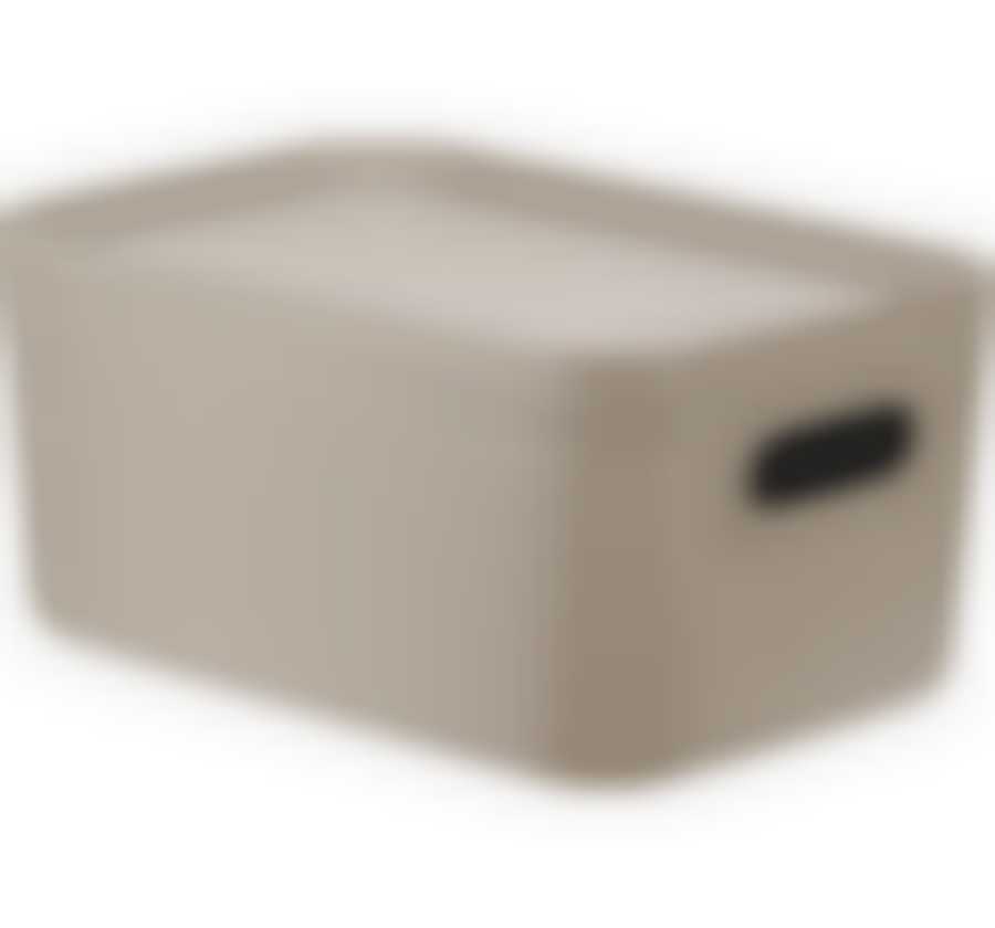 Коробка ИНФИНИТИ 6,2л с крышкой  Латте