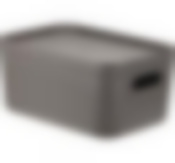 Коробка ИНФИНИТИ 6,2л с крышкой  французcкий серый