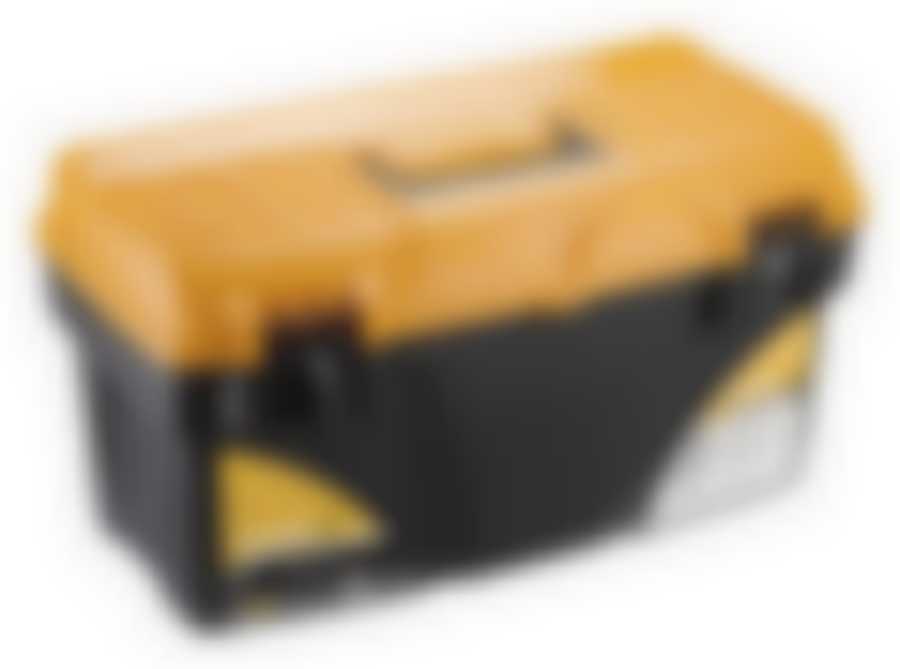 Ящик для инструментов ТИТАН 21'  Желтый с черным