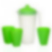 Набор Кувшин с крышкой 2л. + 3 стакана 500 мл. Салатовый