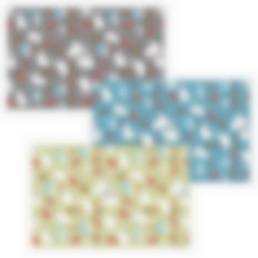 Разделочная доска  "Зайцы в лесу". Размер 29х17см. 3цв. NEW