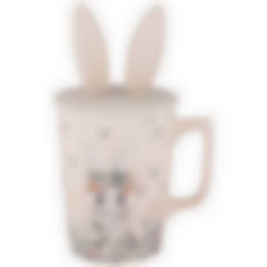 Кружка lefard bunny с сил. крышкой, 12/8*11см 400мл