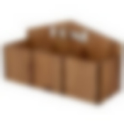 Подставка для чайных пакетиков "HOME", 3 секции. Размер 12,5х23х8см. NEW