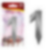 Свеча для торта "Грань" цифра 1 (хром), 8,7х4,3х1,2 см. NEW