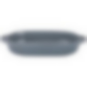 Форма для запекания овальная agness 39*18,5*6,8 см 2,2 л серая 