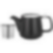 Чайник с металл.ситом и крышкой bronco Luster 500мл, 19*8,5*10см, темно-серый 