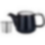 Чайник с металл.ситом и крышкой bronco Luster 500мл, 19*8,5*10см, синий 