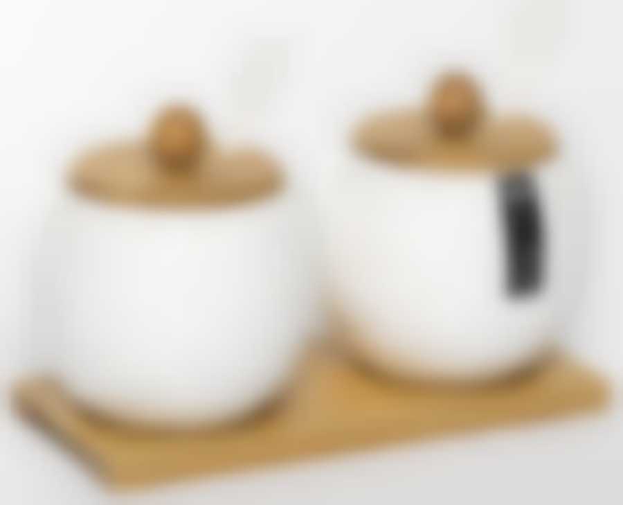 Набор банок на подставке (5)