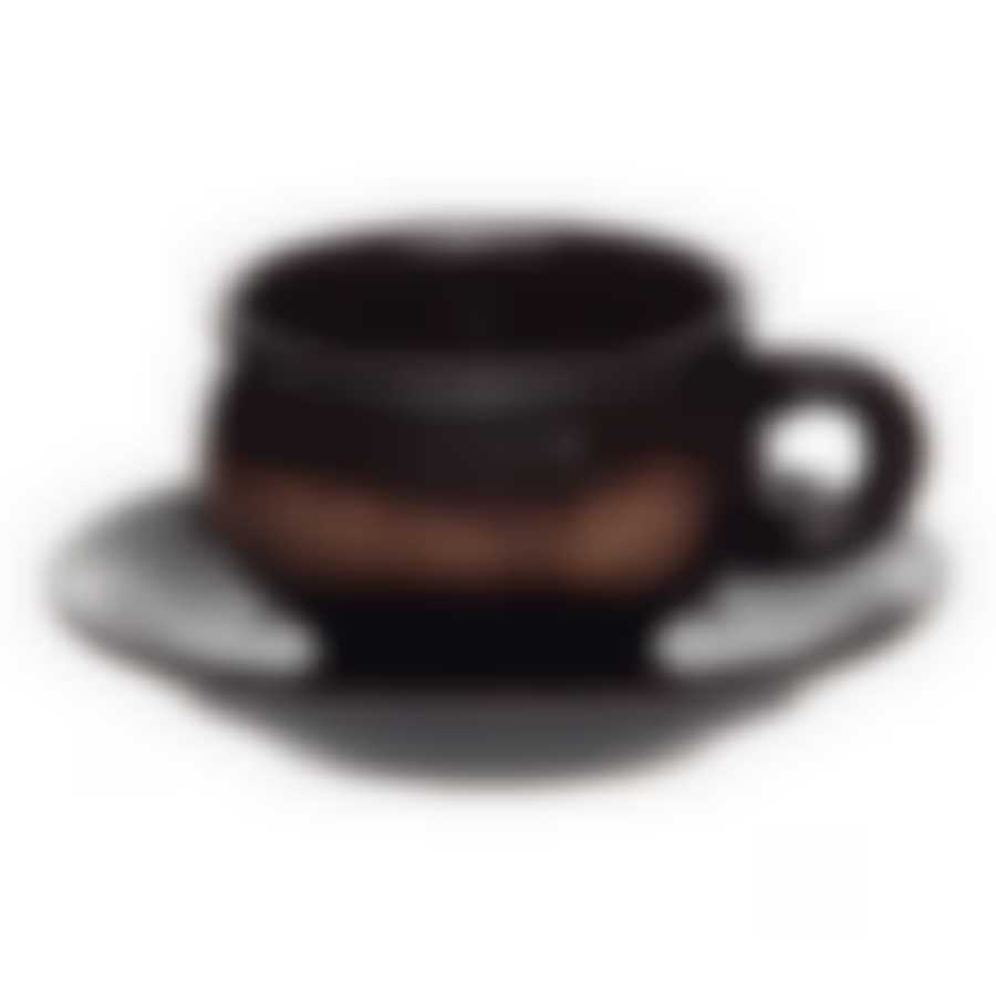 Чашка (Штр., Орн.) с блюдцем