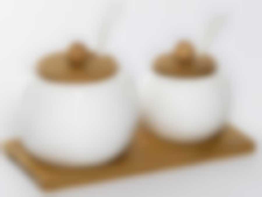 Набор банок на подставке (5)