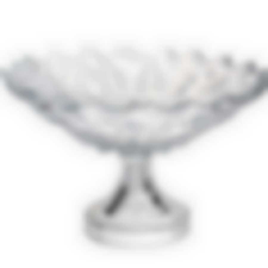 Фруктовница на ножке, 29 см, стекло