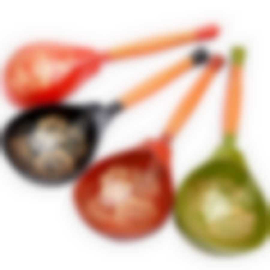 Ложка деревянная столовая Золотая кудрина