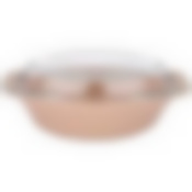 Форма для запекания со стеклянной жаропрочной крышкой agness 35,5*21,3*13,4см 2,5л капучино (кор=6шт