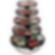 Набор миски с крышкой agness Маки , 10 предметов, 150/250/450/630/1150 мл