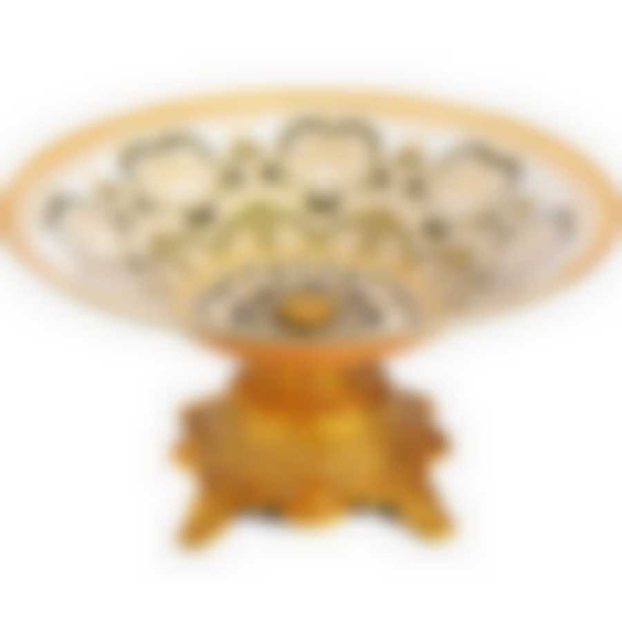 Фруктовница на ножке 32 см, глубокая