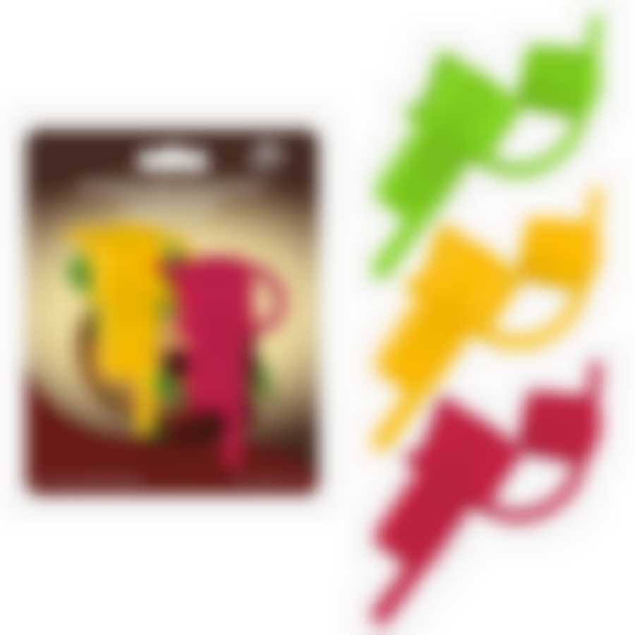 Пробка для бутылок с крышкой. Набор 2шт. 3цв