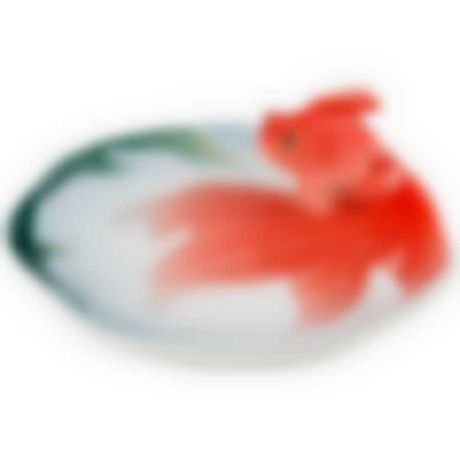 Подставка под чайный пакетик Золотая рыбка 9 см 