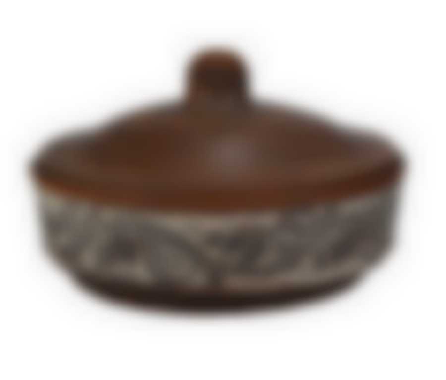 Блюдо для запекания/Кокотница с крышкой "Орнамент" 380 мл