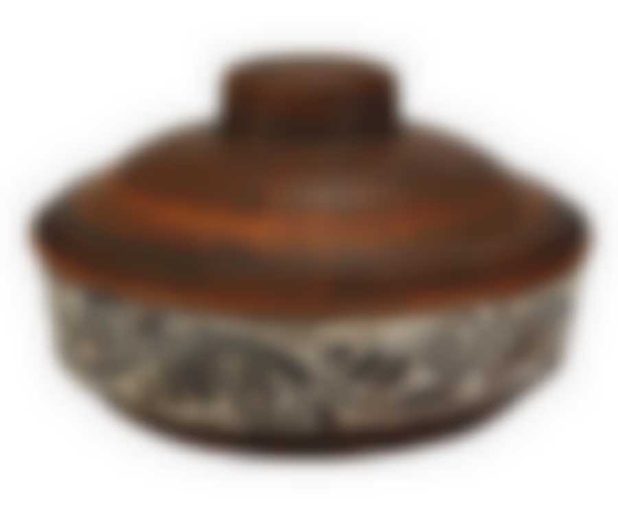 Блюдо для запекания/Кокотница с крышкой "Орнамент" 410 мл