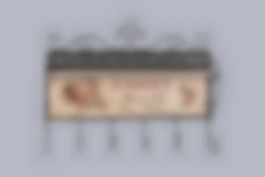 Вешалка 6 крючков настенная