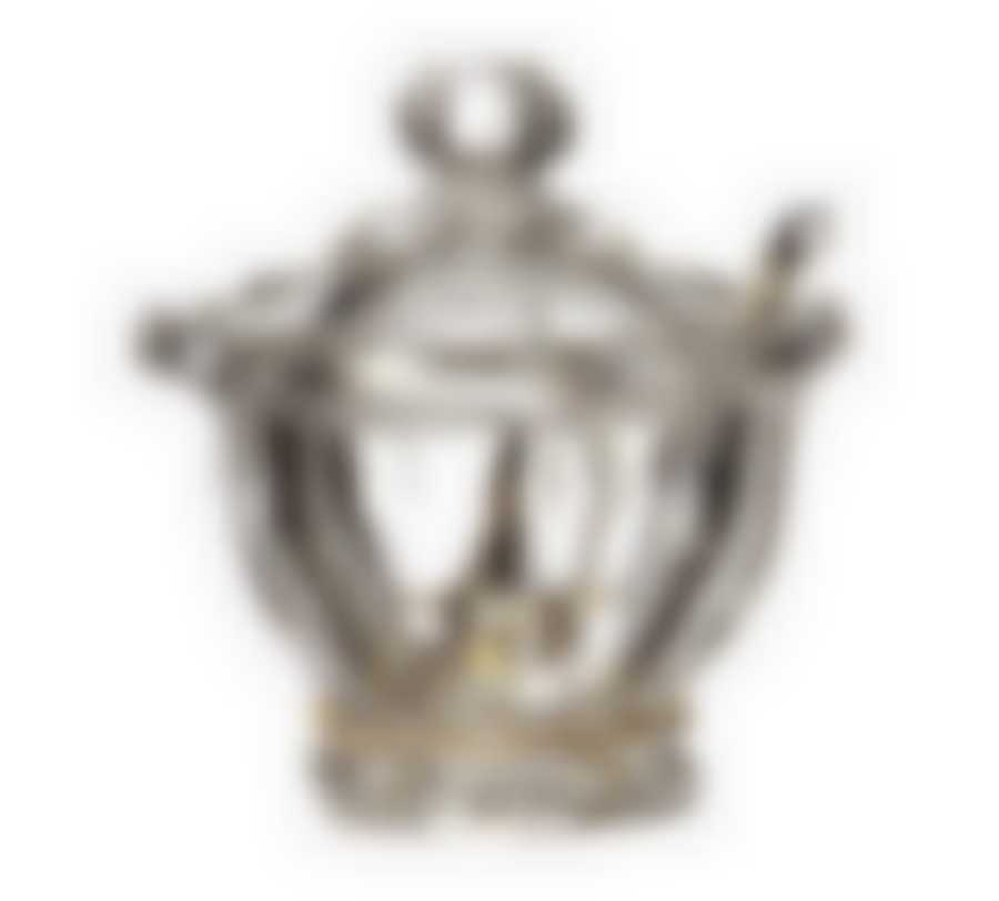 Банка для меда с ложкой 300 мл.