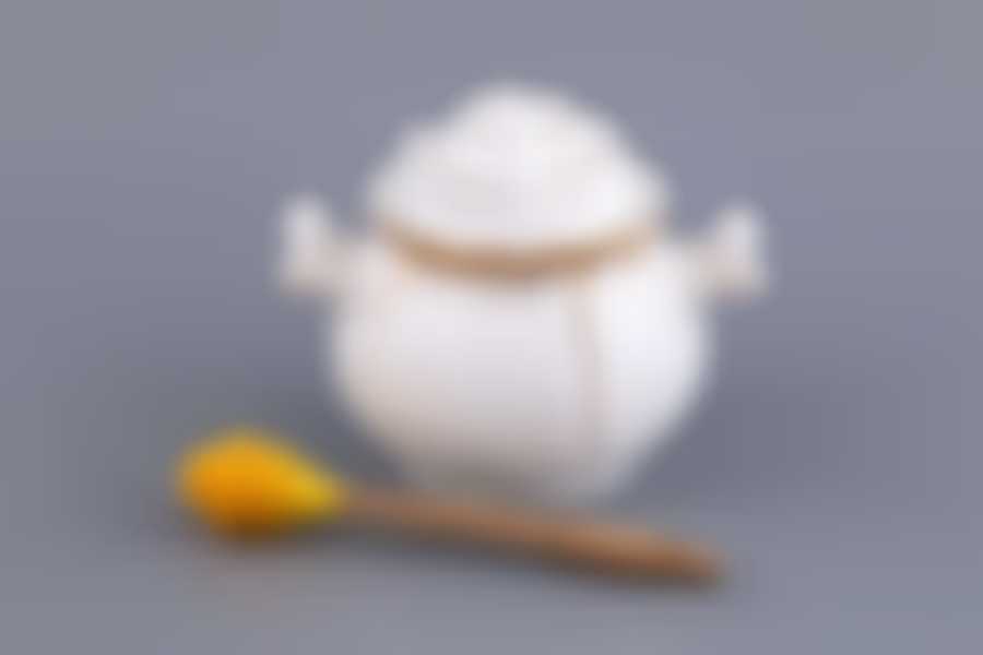 Банка для меда + деревянная палочка