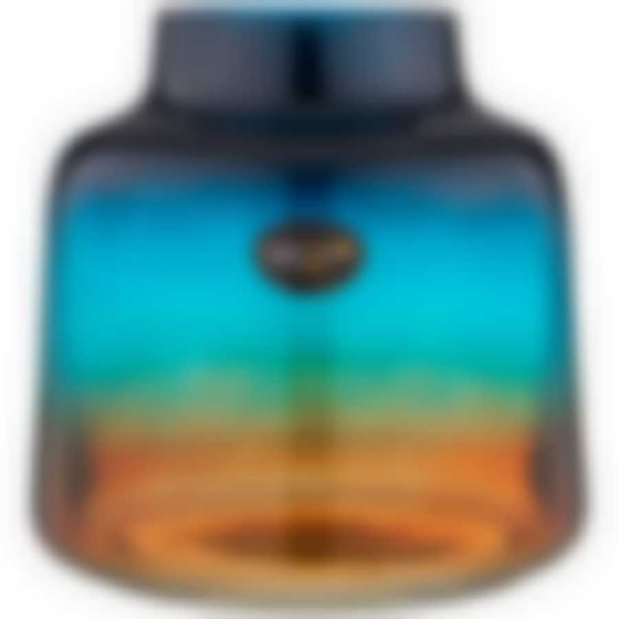 Ваза Leona blue amber высота 20 см