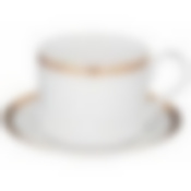 Чайная пара lefard Crown 300 мл золотая 