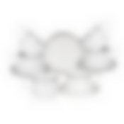 Чайный набор lefard Crown 12 пр. на 6 пер. 300 мл платиновый 