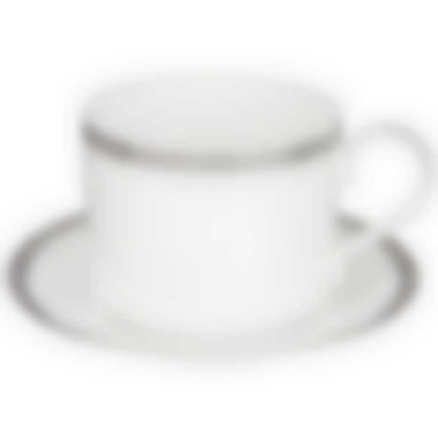 Чайная пара lefard Crown 300 мл платиновая 