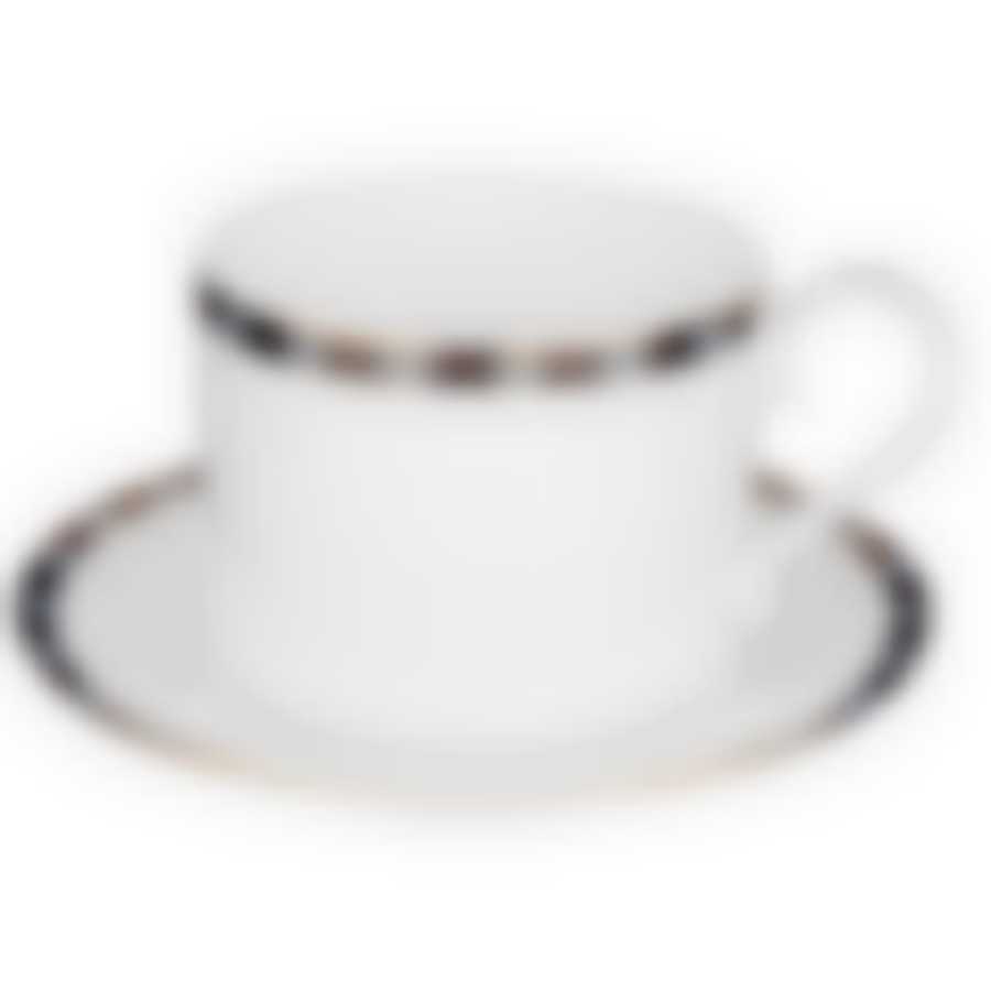 Чайная пара lefard Glamour 300 мл синяя 