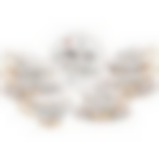 Чайный набор lefard Райские яблочки на 6 пер. 12 пр. 200 мл 